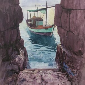 The Boat in the Sea